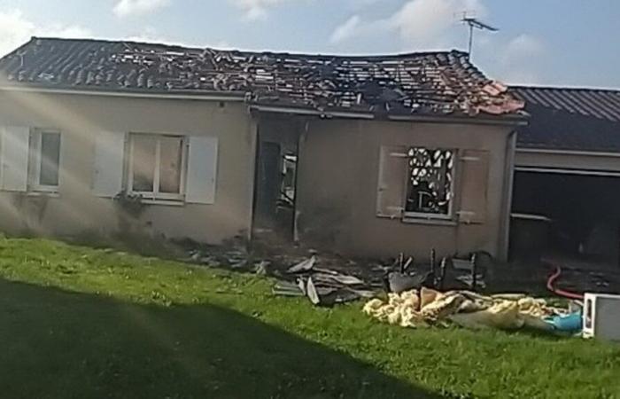 elle allume sa cuisinière à gaz qui explose, sa maison brûle à Saint-Jean-de-Sauves