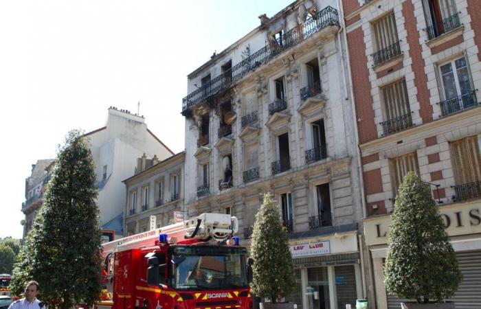 Incendie au dernier étage, un homme s’échappe par les balcons