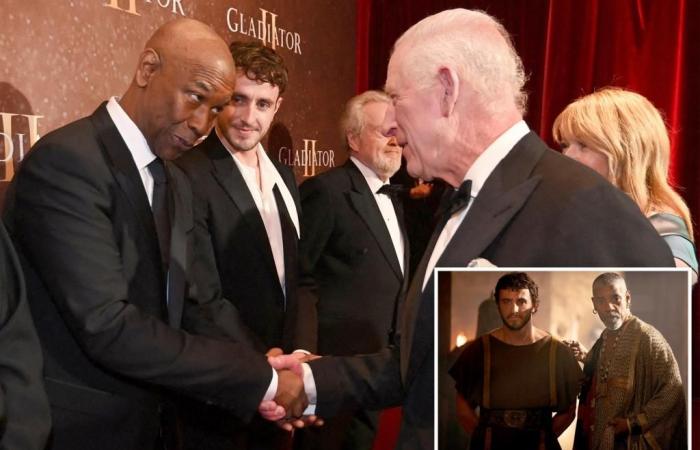 Denzel Washington hésite à rencontrer le roi Charles III lors de la première de “Gladiator II”