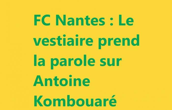 Le vestiaire s’exprime sur Antoine Kombouaré