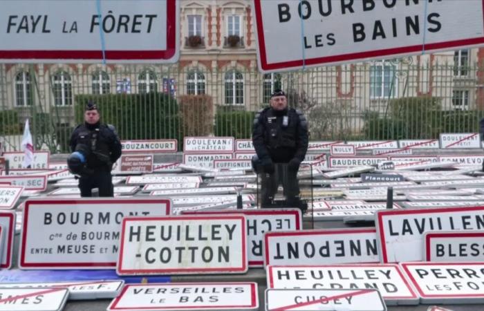 150 agriculteurs mobilisés devant la préfecture de la Haute-Marne