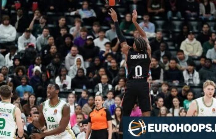 TJ Shorts et Paris font le travail contre Zalgiris