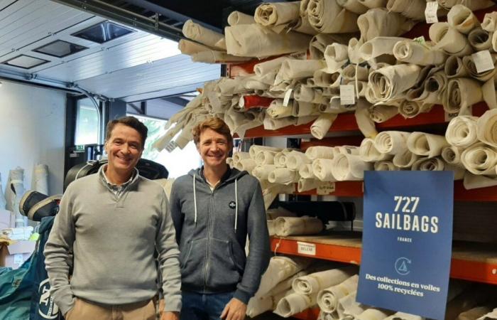 avec Sailbags, ils transforment des voiles usagées en créations haut de gamme