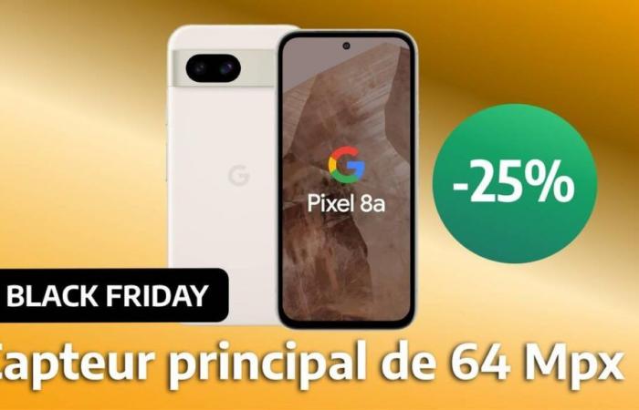 Le Google Pixel 8a perd 25% de son prix pour le Black Friday, difficile de trouver un meilleur rapport qualité/prix pour un téléphone appareil photo