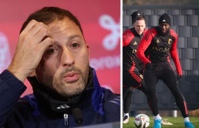 Domenico Tedesco semble détendu malgré de nombreuses absences chez les Diables Rouges