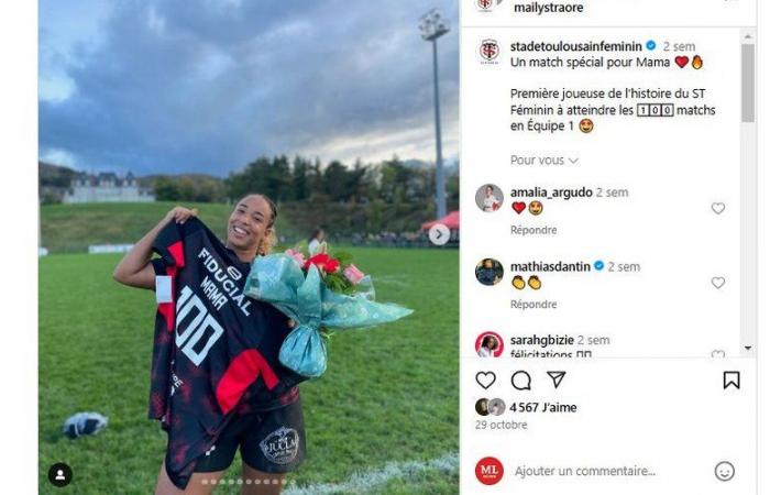 “Je l’ai pris comme n’importe quel match”, Maïlys Dhia-Traoré passe la barre des 100 matches avec le Stade Toulousain