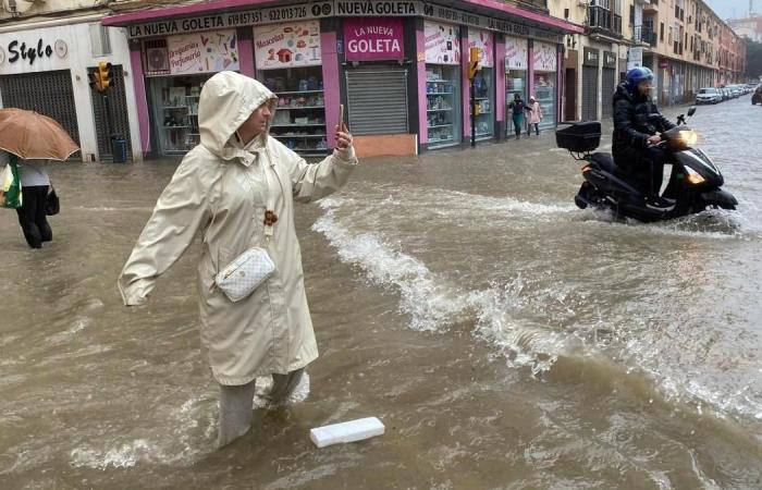 Images des inondations à Malaga par le nouveau DANA