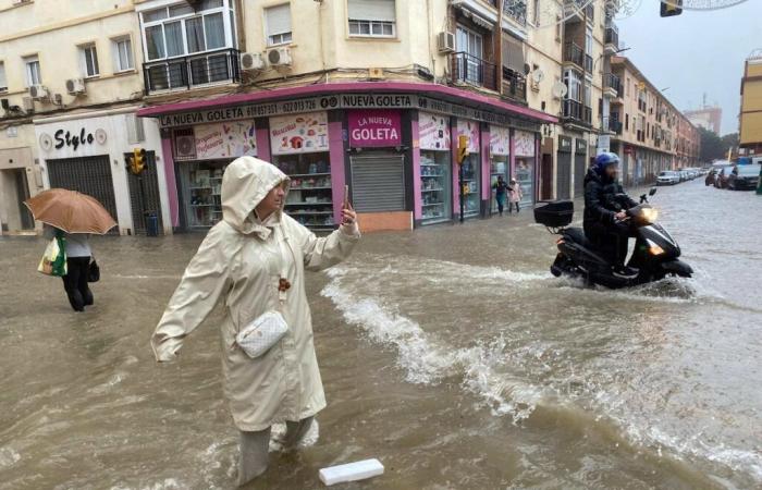 Plus de 3 000 personnes évacuées, rues inondées et plusieurs hôpitaux touchés à Malaga par le passage du Dana