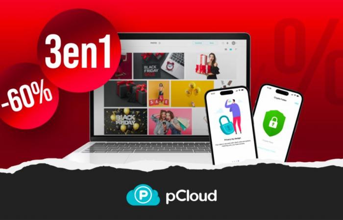 pCloud casse le prix de sa solution 3-en-1 pour le Black Friday (-60%)