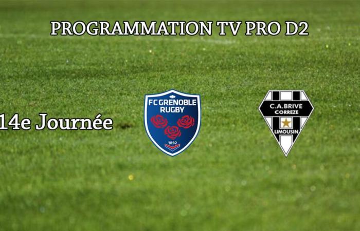 La programmation TV des J14 de la Pro D2