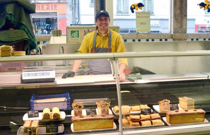 confiseries et pâtés au marché du mercredi à Redon