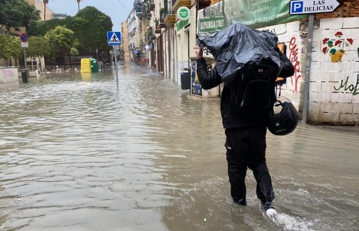 Images des inondations à Malaga par le nouveau DANA