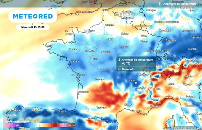 la baisse des températures se poursuit cet après-midi en France ! La chute va-t-elle continuer ?