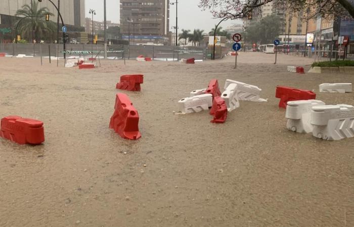 Images des inondations à Malaga par le nouveau DANA