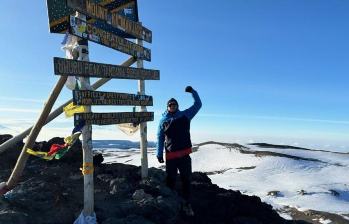 Le Blésois Terry Bauet au sommet du Kilimandjaro, seul avec son diabète