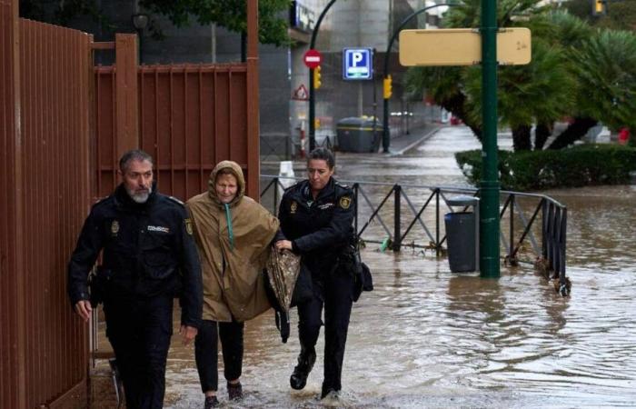 un nouvel épisode de froid jusqu’à jeudi, Malaga sous l’eau