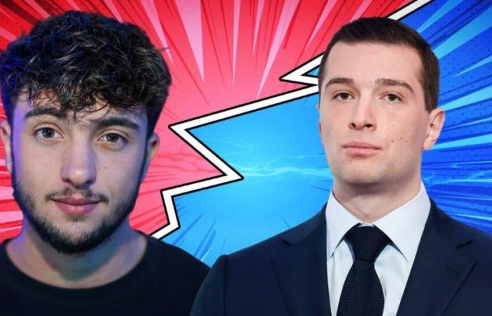 Jordan Bardella lui apporte son soutien, le YouTubeur recadre le leader du RN