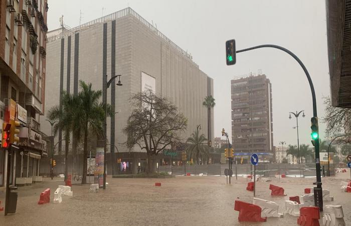 Images des inondations à Malaga par le nouveau DANA