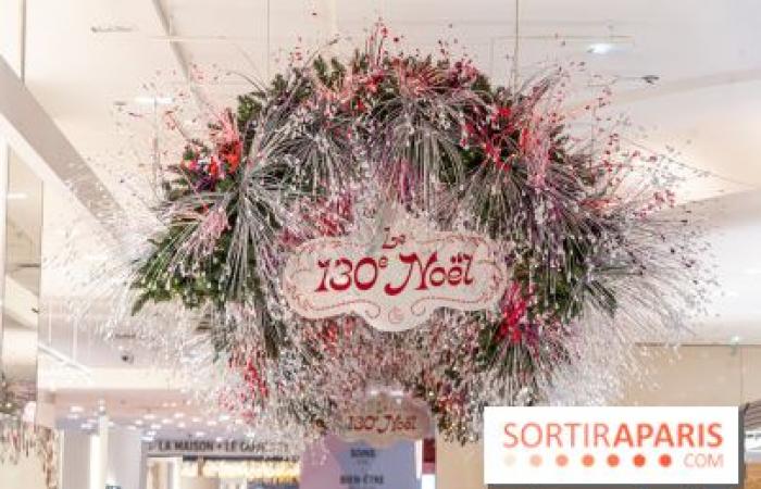 Inauguration des vitrines et sapin de Noël des Galeries Lafayette 2024 à l’occasion du 130ème Noël