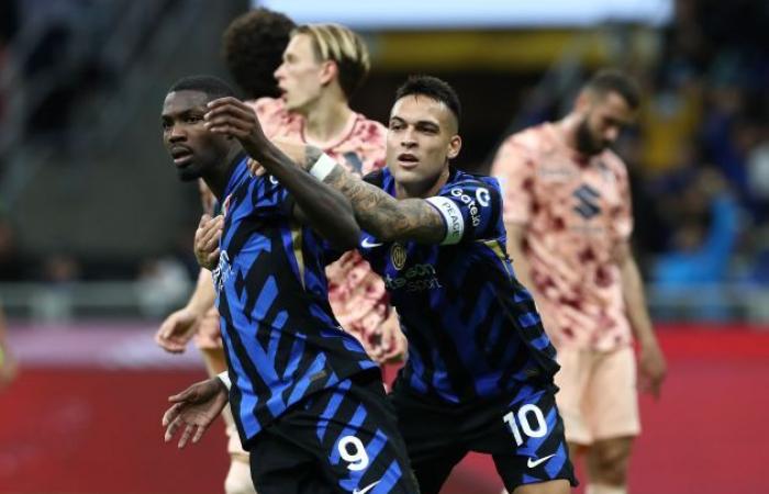 L’attaque de l’Inter blessée par les chiffres inférieurs à Lautaro et Thuram