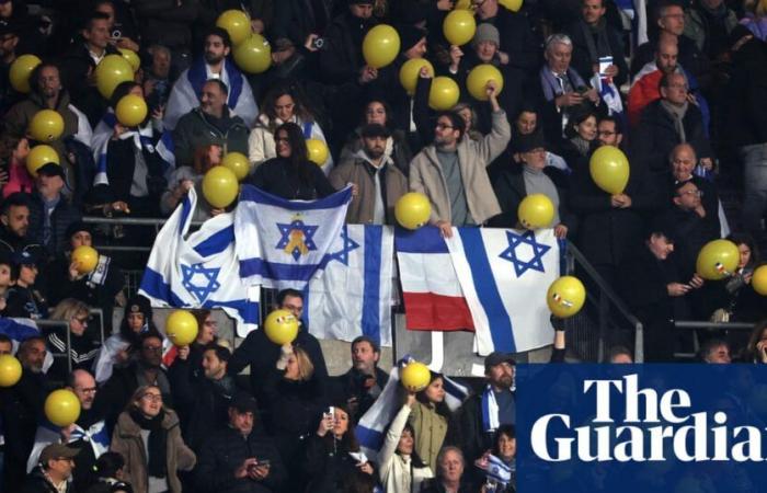 Affrontement de supporters lors d’un match de football entre la France et Israël