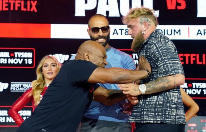 Jake Paul trolle Mike Tyson avec un protège-oreilles… pour près de 100 000 euros