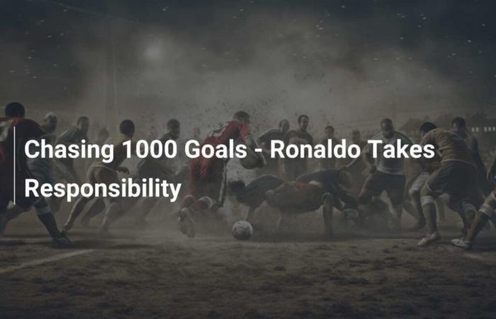 A la recherche des 1000 buts – Ronaldo prend ses responsabilités