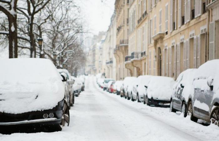 la neige tombe enfin en France, les 25 départements concernés