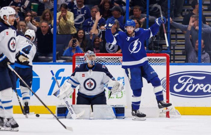 Le Lightning arrête la séquence de victoires des Jets