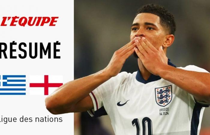 Grèce 0-3 Angleterre – L’Angleterre prend sa revanche sur la Grèce en Ligue des Nations : le résumé