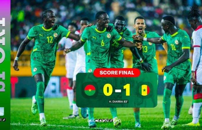 Le Sénégal échappe au piège burkinabé et s’impose 1-0 dans un match tendu…Habib Diarra, le héros inattendu