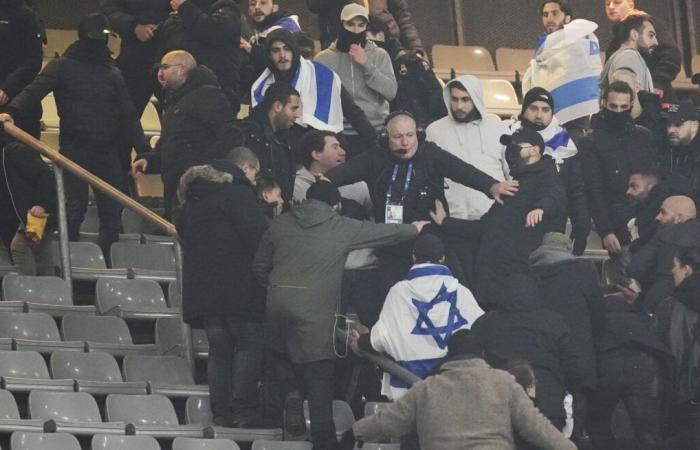 match tranquille malgré un bref accident dans les tribunes