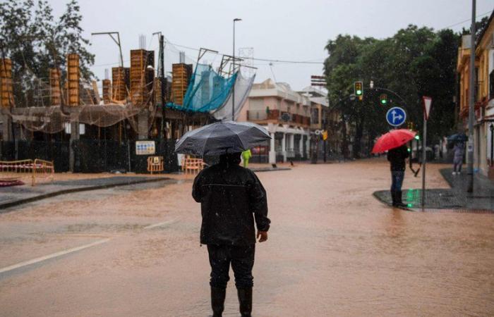 « danger extrême » à Malaga et Valence… Images spectaculaires des nouvelles intempéries qui frappent le pays