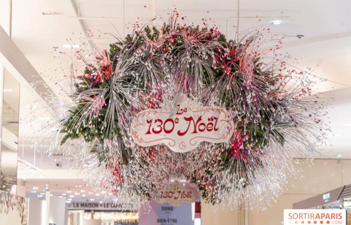 Inauguration des vitrines et sapin de Noël des Galeries Lafayette 2024 à l’occasion du 130ème Noël