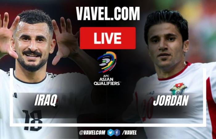 Irak vs Jordanie Mises à jour des scores en direct (0-0)