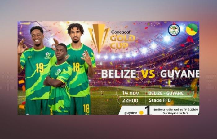 la sélection Guyane affronte ce soir la sélection Belize