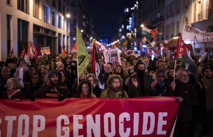 Manifestation à Paris contre un gala de soutien à Israël organisé par l’extrême droite