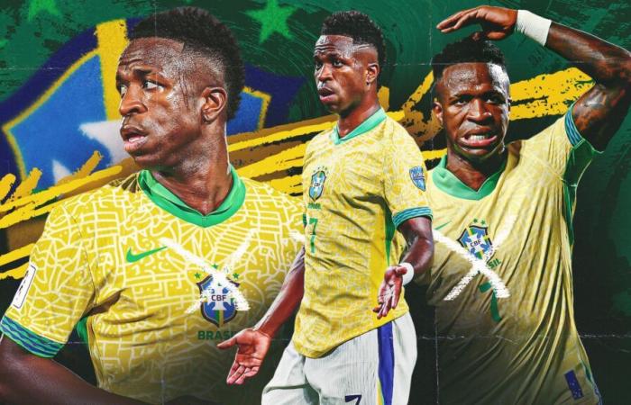 Vinicius Jr doit améliorer son lamentable bilan avec le Brésil ou risquer l’embarras de la Coupe du monde en 2026.