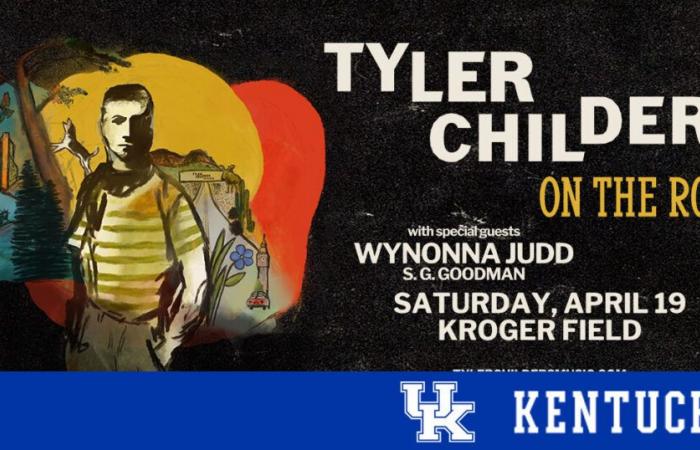 Tyler Childers sur la route à venir au Kroger Field le 19 avril 2025 – UK Athletics