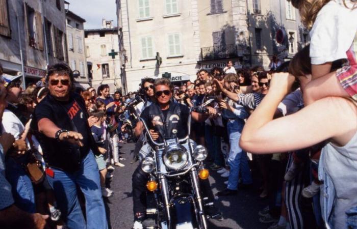 Le jour où Johnny Hallyday est arrivé à Carpentras en rock star