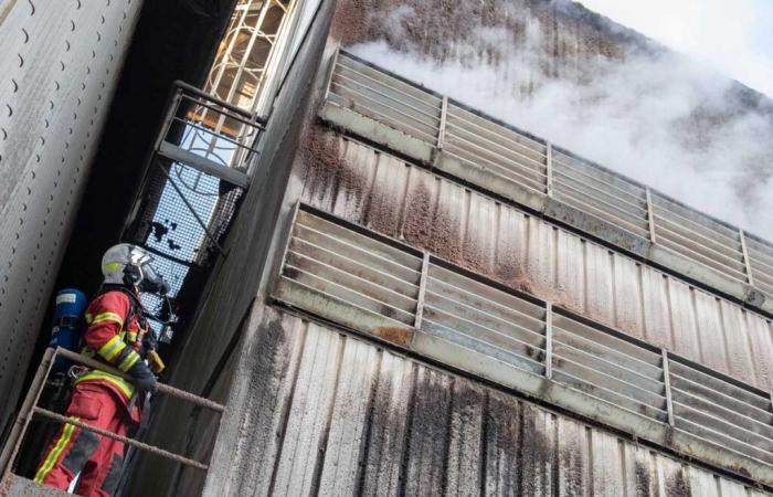 120 tonnes de maïs en feu