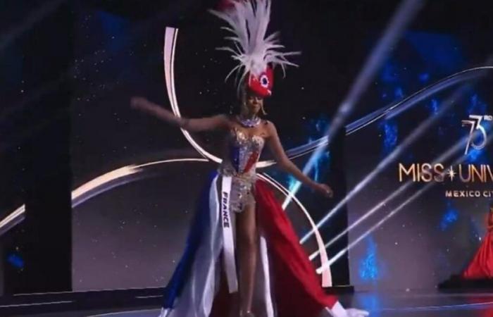 Indira Ampiot victime d’un problème avec son costume national à Miss Univers