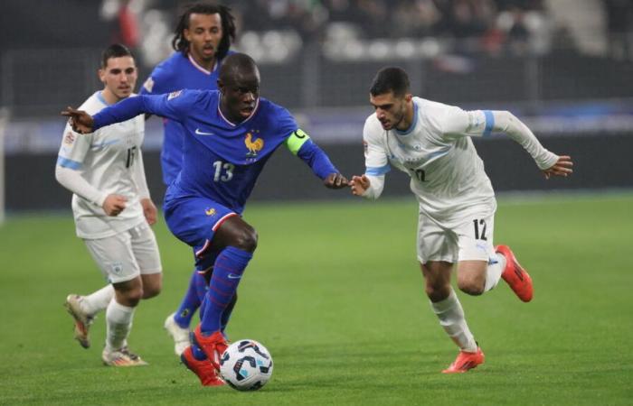 le match France-Israël mène TF 1