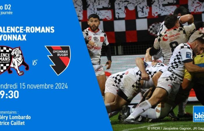 VRDR hosts Oyonnax, follow the 11th day on France Bleu Drôme Ardèche