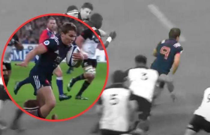 XV de France. Il y a 7 ans, Antoine Dupont choquait les All Blacks, une première performance mémorable