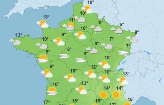 la météo du week-end en France