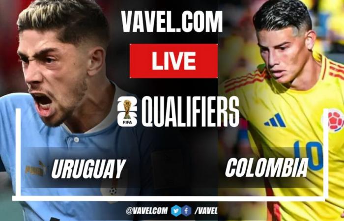 Uruguay (3-2) contre Colombie Mises à jour des scores EN DIRECT lors des éliminatoires de la Coupe du monde 2026 | 15 novembre 2024