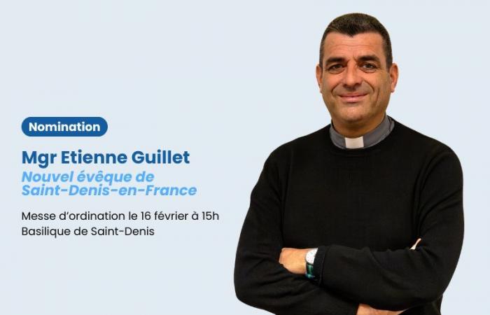 Le père Etienne Guillet nommé évêque du diocèse de Saint-Denis-en-France