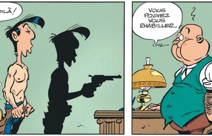 Lucky Luke face à la grève du houblon, tout va bien