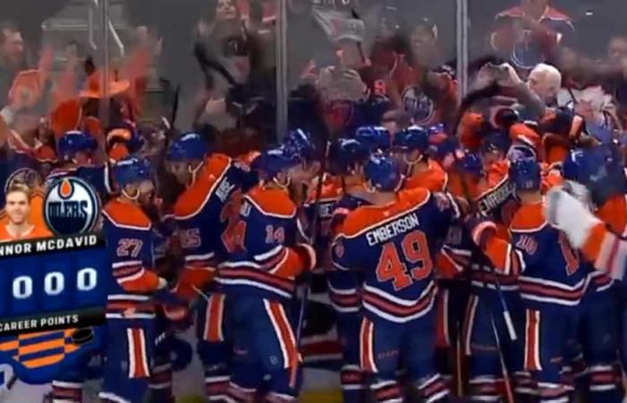 Et 1000 pour McDavid !